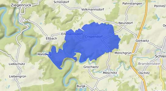 Bodenrichtwertkarte Crispendorf