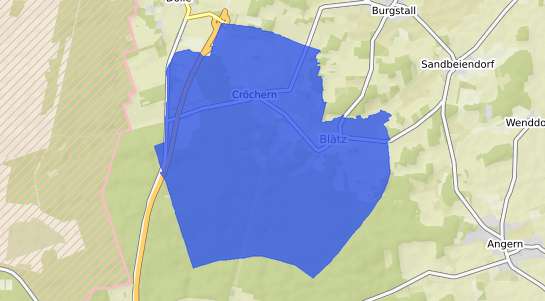 Bodenrichtwertkarte Cr&ouml;chern