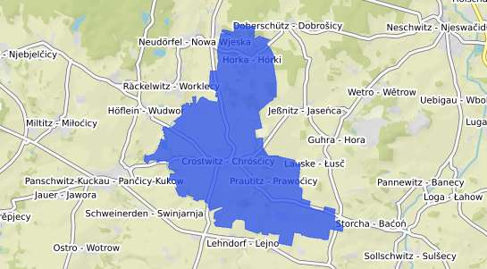 Bodenrichtwertkarte Crostwitz