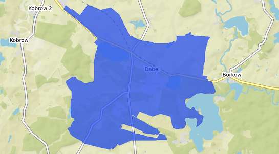 Bodenrichtwertkarte Dabel