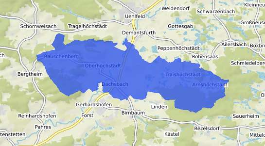 Bodenrichtwertkarte Dachsbach