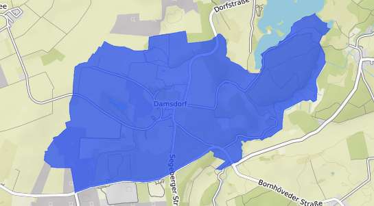 Bodenrichtwertkarte Damsdorf Kr. Segeberg