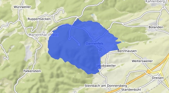 Bodenrichtwertkarte Dannenfels Pfalz