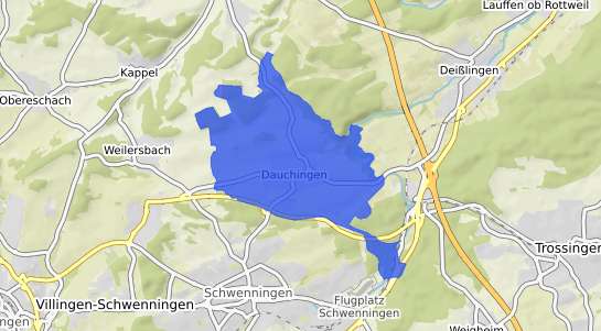 Bodenrichtwertkarte Dauchingen