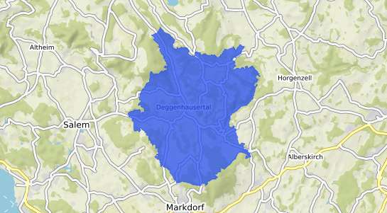 Bodenrichtwertkarte Deggenhausertal