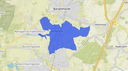 Bodenrichtwertkarte Delingsdorf