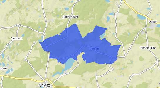 Bodenrichtwertkarte Demen