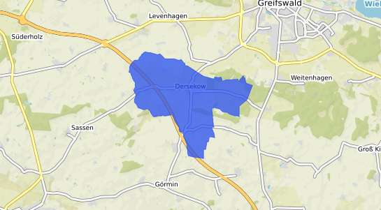 Bodenrichtwertkarte Dersekow