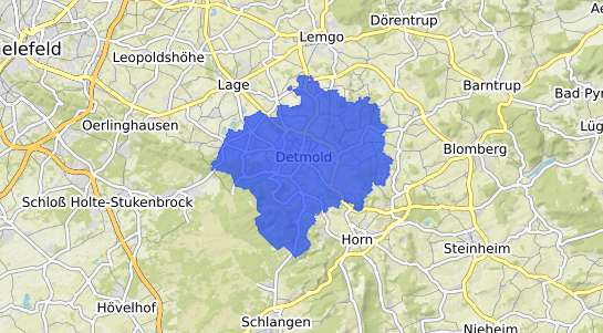 Bodenrichtwertkarte Detmold