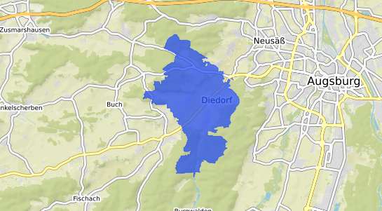 Bodenrichtwertkarte Diedorf b. Muehlhausen, Thueringen