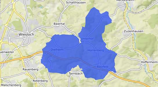 Bodenrichtwertkarte Dielheim