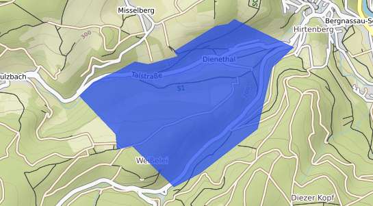Bodenrichtwertkarte Dienethal