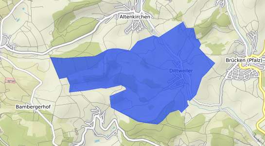 Bodenrichtwertkarte Dittweiler Pfalz