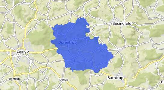 Bodenrichtwertkarte Dörentrup