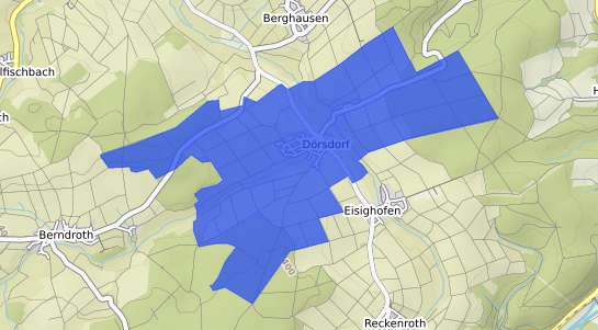 Bodenrichtwertkarte Doersdorf Taunus