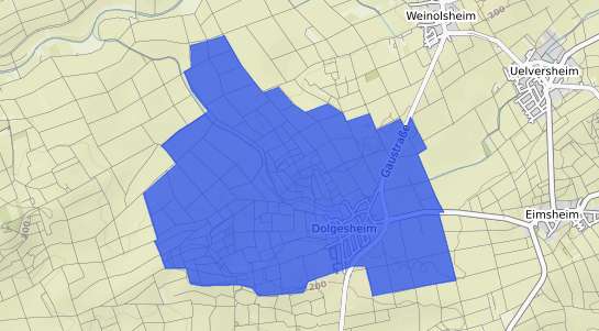 Bodenrichtwertkarte Dolgesheim