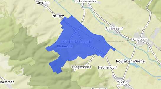 Bodenrichtwertkarte Donndorf Unstrut