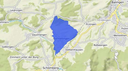 Bodenrichtwertkarte Dormettingen