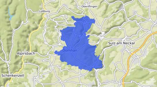 Bodenrichtwertkarte Dornhan