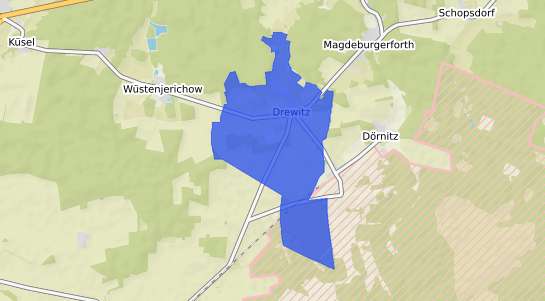 Bodenrichtwertkarte Drewitz Niederlausitz
