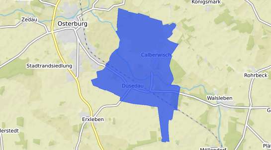 Bodenrichtwertkarte D&uuml;sedau