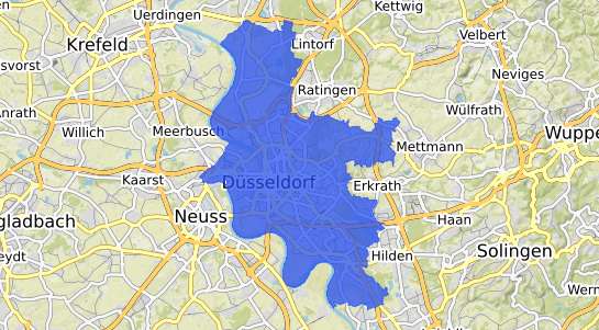 Bodenrichtwertkarte Düsseldorf