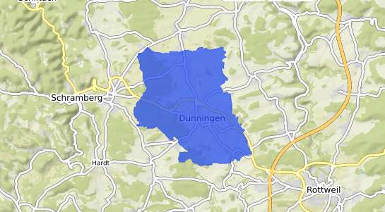 Bodenrichtwertkarte Dunningen Wuerttemberg