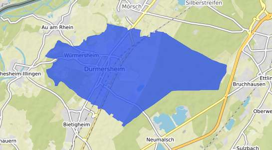 Bodenrichtwertkarte Durmersheim