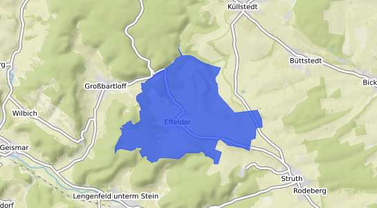 Bodenrichtwertkarte Effelder b. Leinefelde
