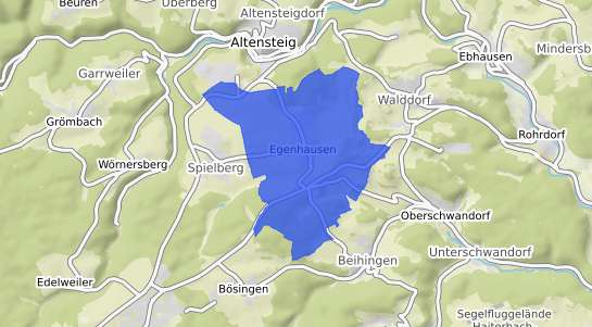 Bodenrichtwertkarte Egenhausen Wuerttemberg