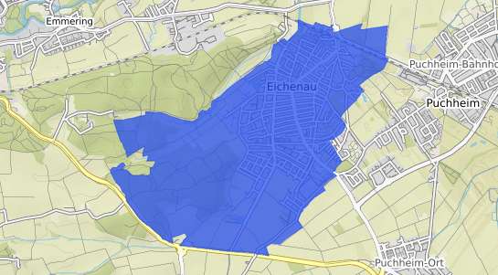 Bodenrichtwertkarte Eichenau b. Muenchen