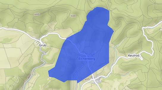 Bodenrichtwertkarte Eichenberg b. Suhl