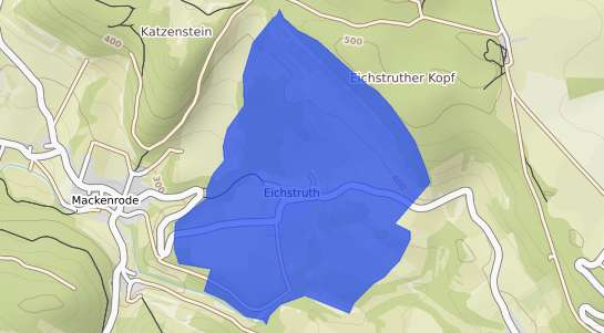 Bodenrichtwertkarte Eichstruth