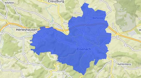 Bodenrichtwertkarte Eisenach Thueringen