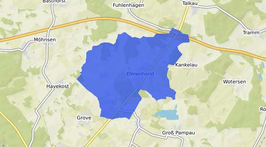 Bodenrichtwertkarte Elmenhorst Kr. Herzogtum Lauenburg