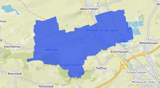 Bodenrichtwertkarte Elxleben b. Arnstadt