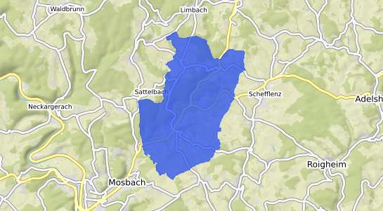 Bodenrichtwertkarte Elztal