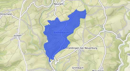 Bodenrichtwertkarte Emmelbaum