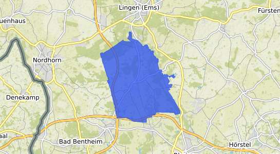 Bodenrichtwertkarte Emsb&uuml;ren