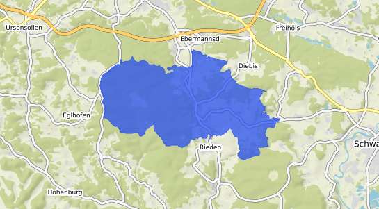 Bodenrichtwertkarte Ensdorf Gem. Gars a. Inn