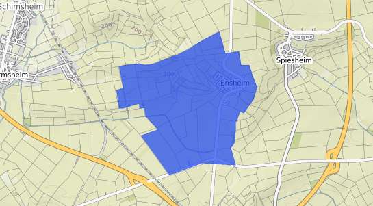 Bodenrichtwertkarte Ensheim Rheinhessen