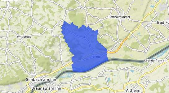 Bodenrichtwertkarte Ering