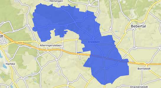 Bodenrichtwertkarte Erxleben b. Osterburg