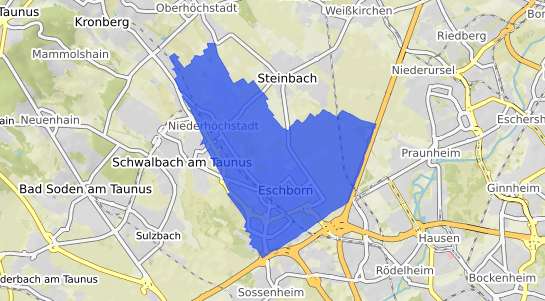 Bodenrichtwertkarte Eschborn Taunus