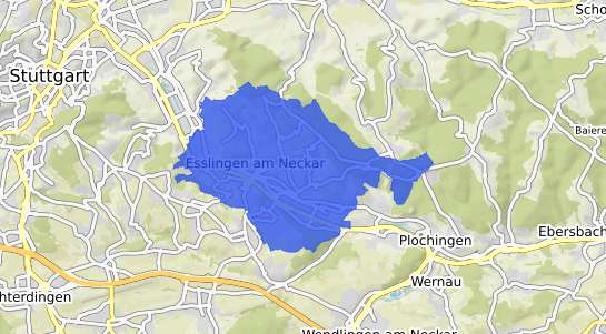 Bodenrichtwertkarte Esslingen
