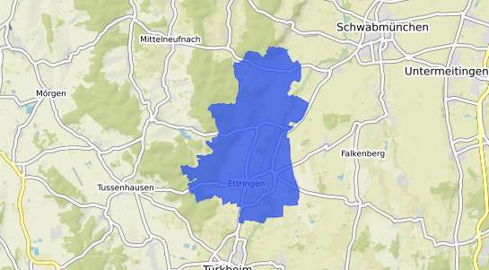 Bodenrichtwertkarte Ettringen Wertach