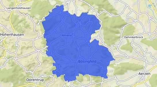 Bodenrichtwertkarte Extertal