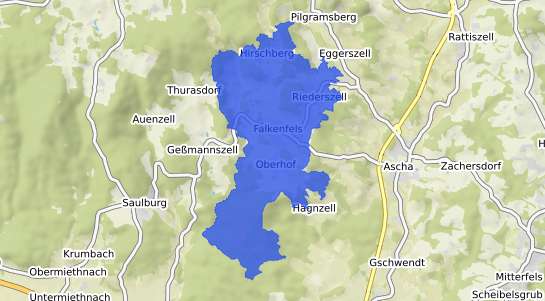 Bodenrichtwertkarte Falkenfels