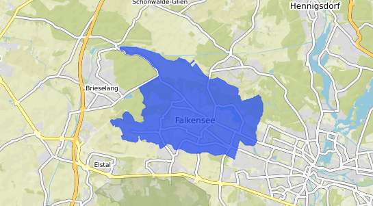 Bodenrichtwertkarte Falkensee