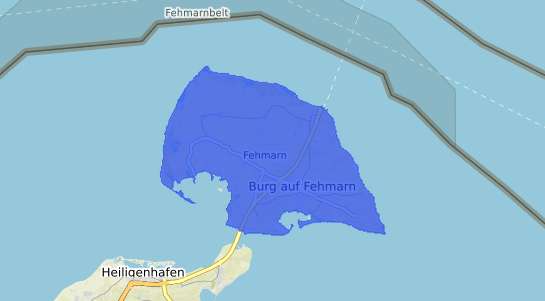 Bodenrichtwertkarte Fehmarn
